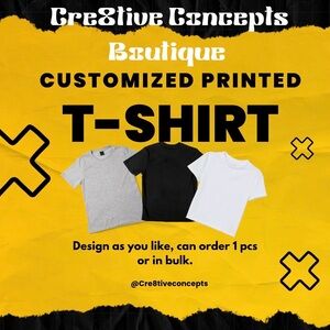 Customizable Graphic T-Shirts